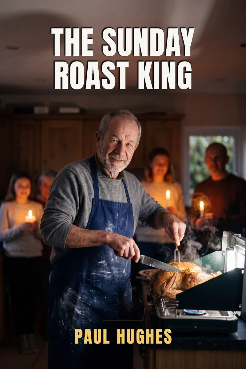 The Sunday Roast King by Paul Hughes: a personalised book cover in the Realistic photo look