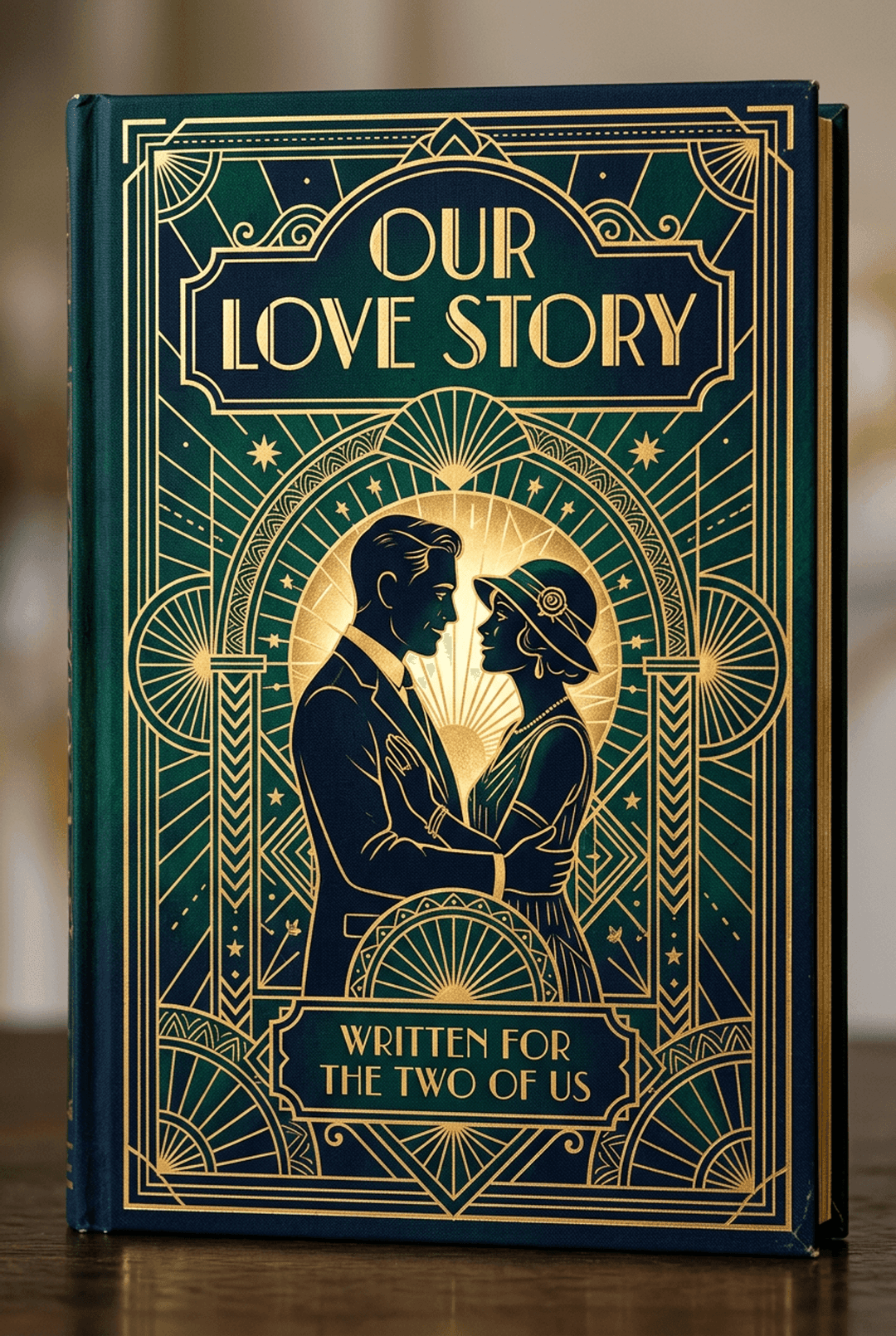 Example Personalised Anniversary Book cover