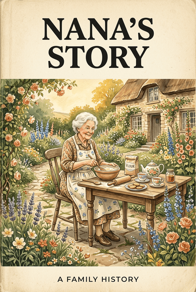 Example Personalised Book for Grandma cover